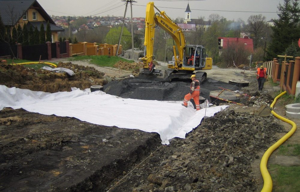 Wzmacniania struktury gruntu w budownictwie drogowym